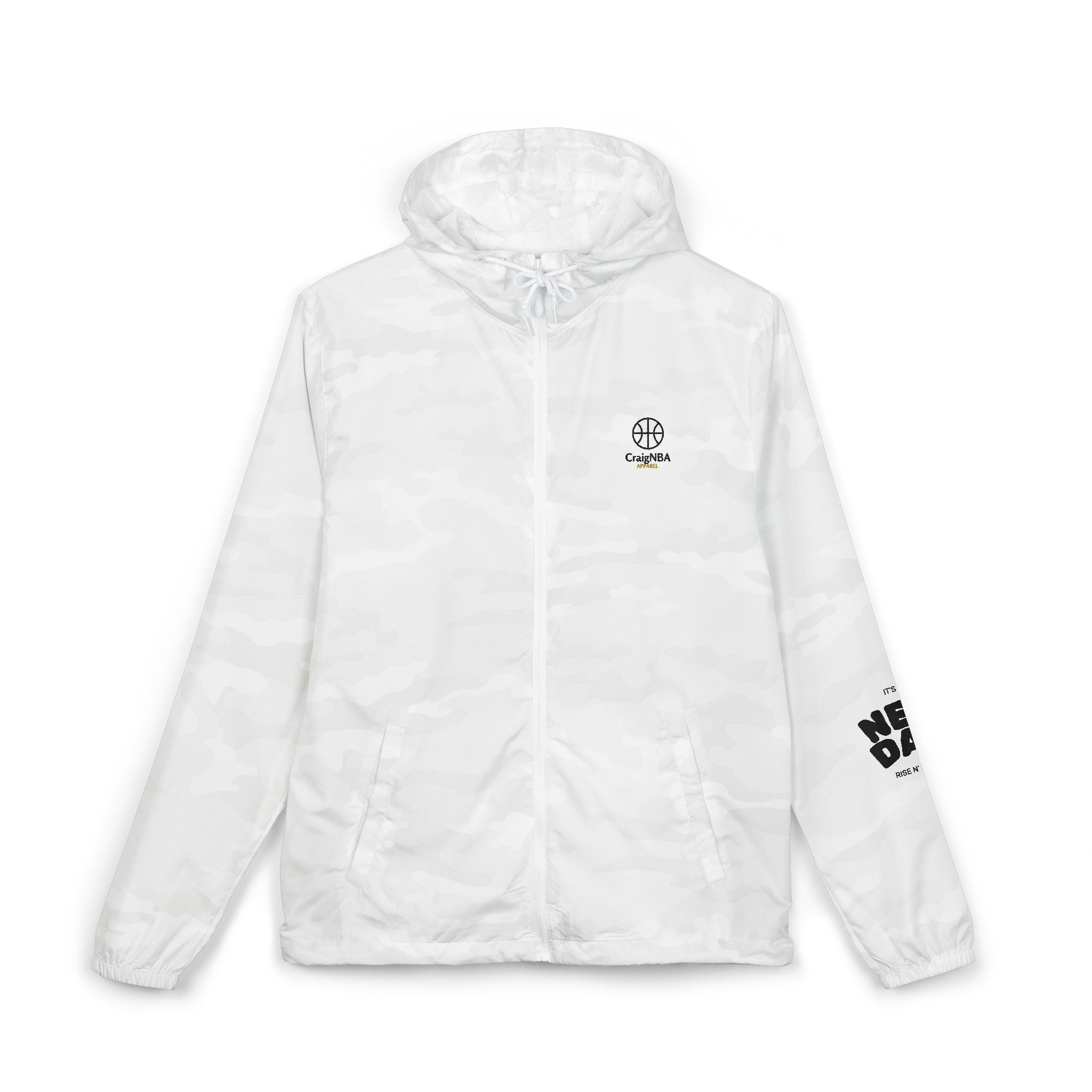 Unisex Full-Zip Windbreaker Jacket